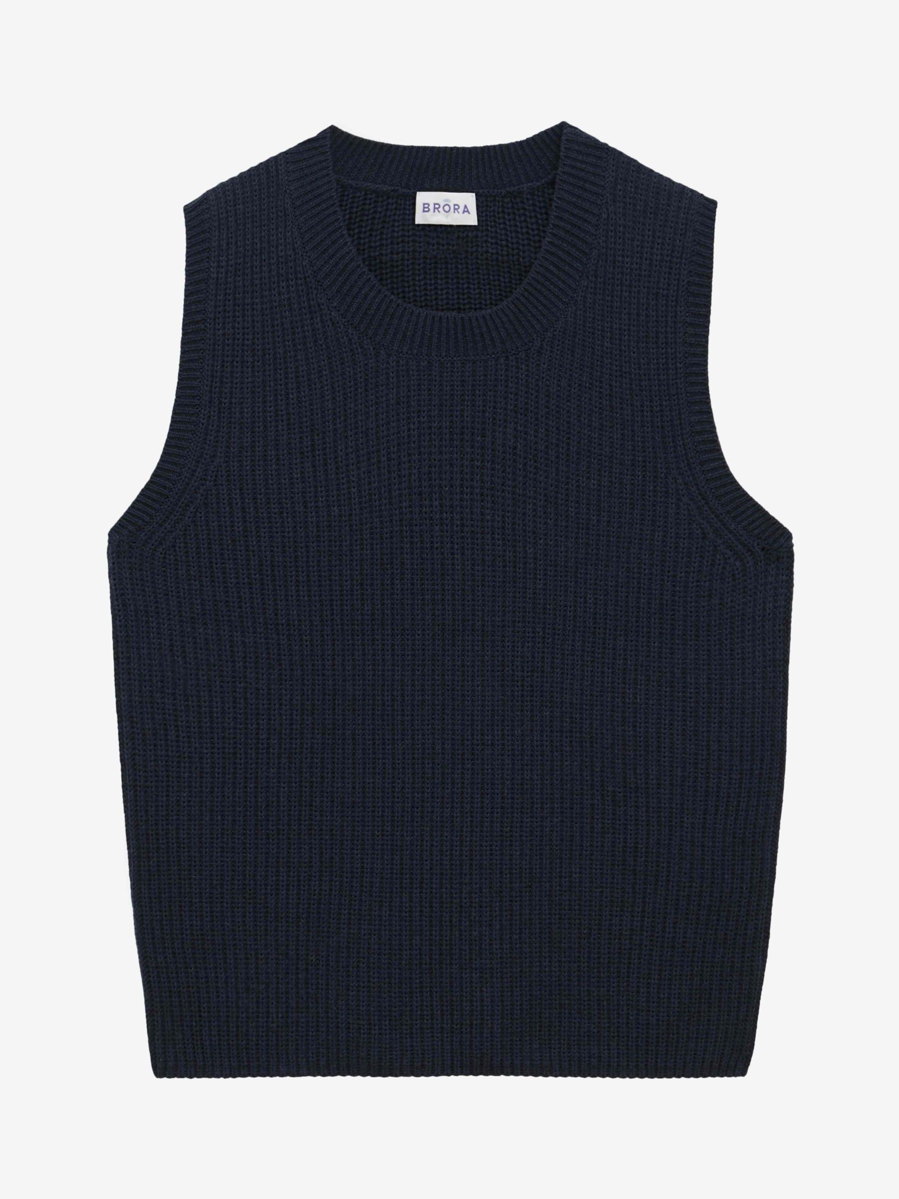 Buy Brora Knitted Ribbed Tank Top Online at johnlewis.com