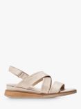 Moda in Pelle Shoon Iranna Leather Low Wedge Sandals