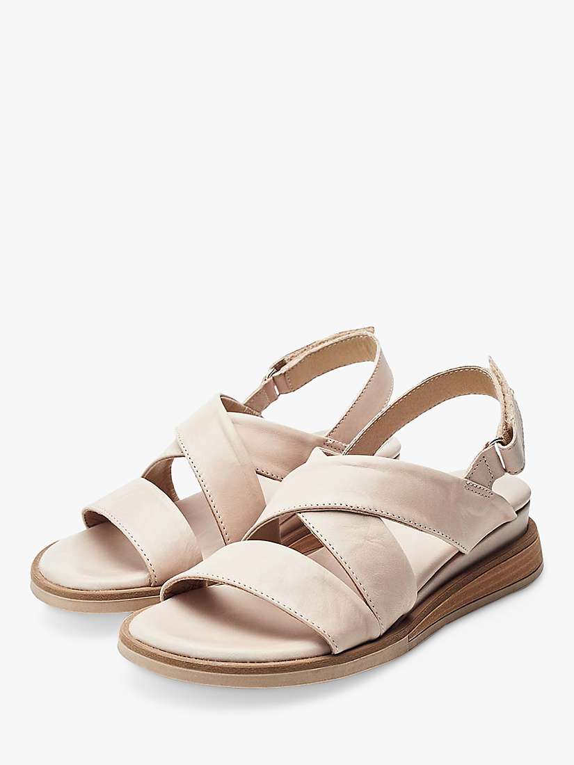 Buy Moda in Pelle Shoon Iranna Leather Low Wedge Sandals Online at johnlewis.com