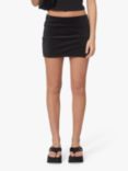 Juicy Couture Maxy Classic Velour Mini Skirt, Black