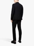 SISLEY Formal Slim Fit Trousers, Black