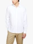SISLEY Slim Fit Oxford Cotton Shirt, White