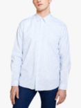 SISLEY Regular Fit Printed Shirt, Blue/White