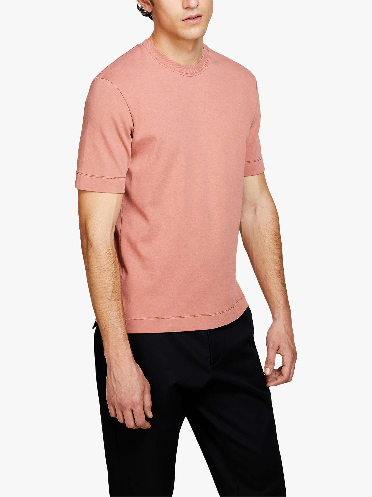 Buy SISLEY Solid Coloured Regular Fit T-Shirt Online at johnlewis.com