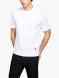 SISLEY Solid Coloured Regular Fit T-Shirt, White