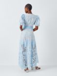 Elliatt Whirlwind Lace Dress, Sky Blue/White