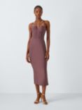 Elliatt Orchird Bodycon Dress, Chocolate