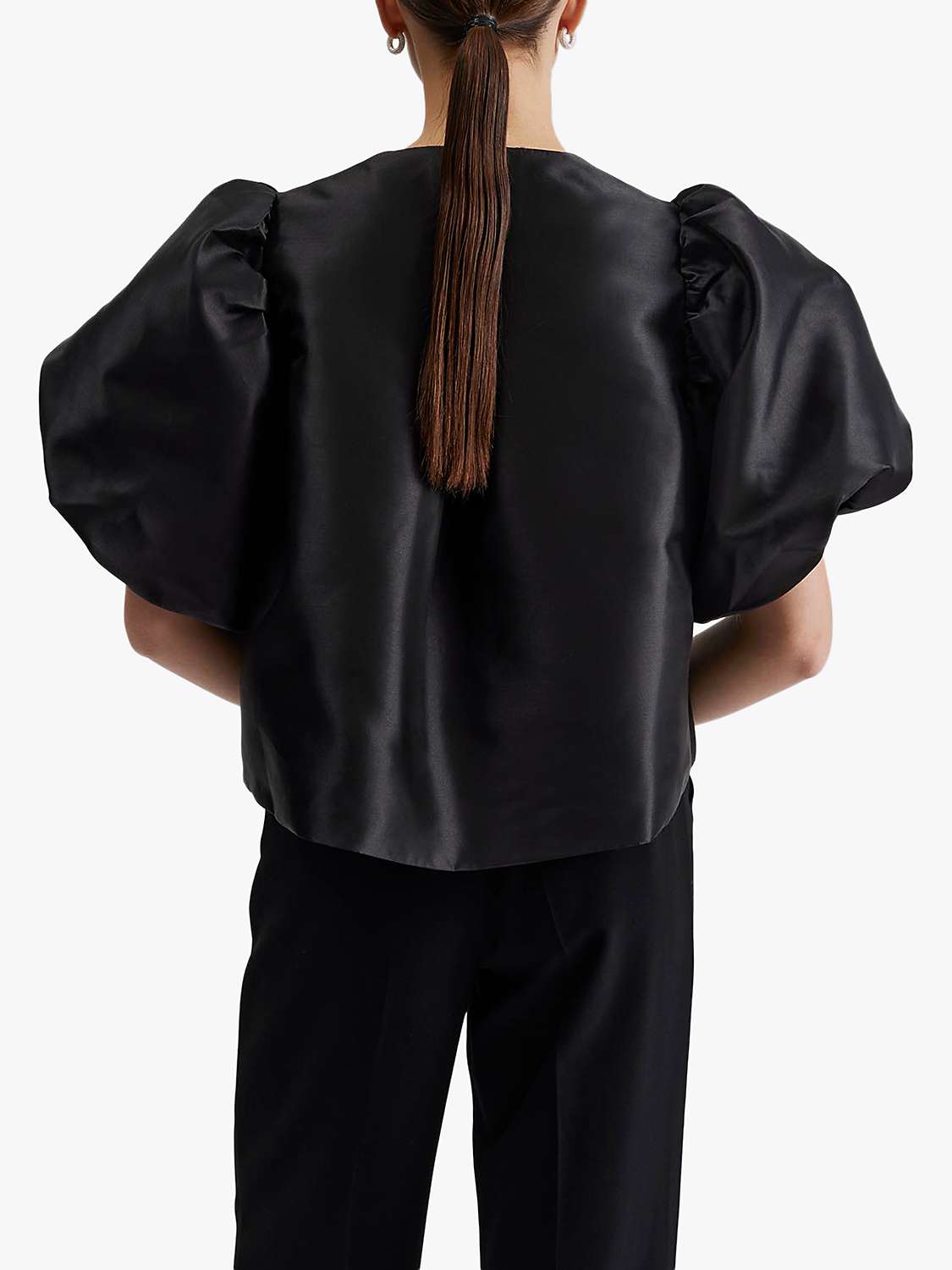 Buy Malina Cleo Overside Puff Sleeve Top Online at johnlewis.com