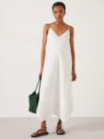 HUSH Celia Embroidery Maxi Dress, Pearl White