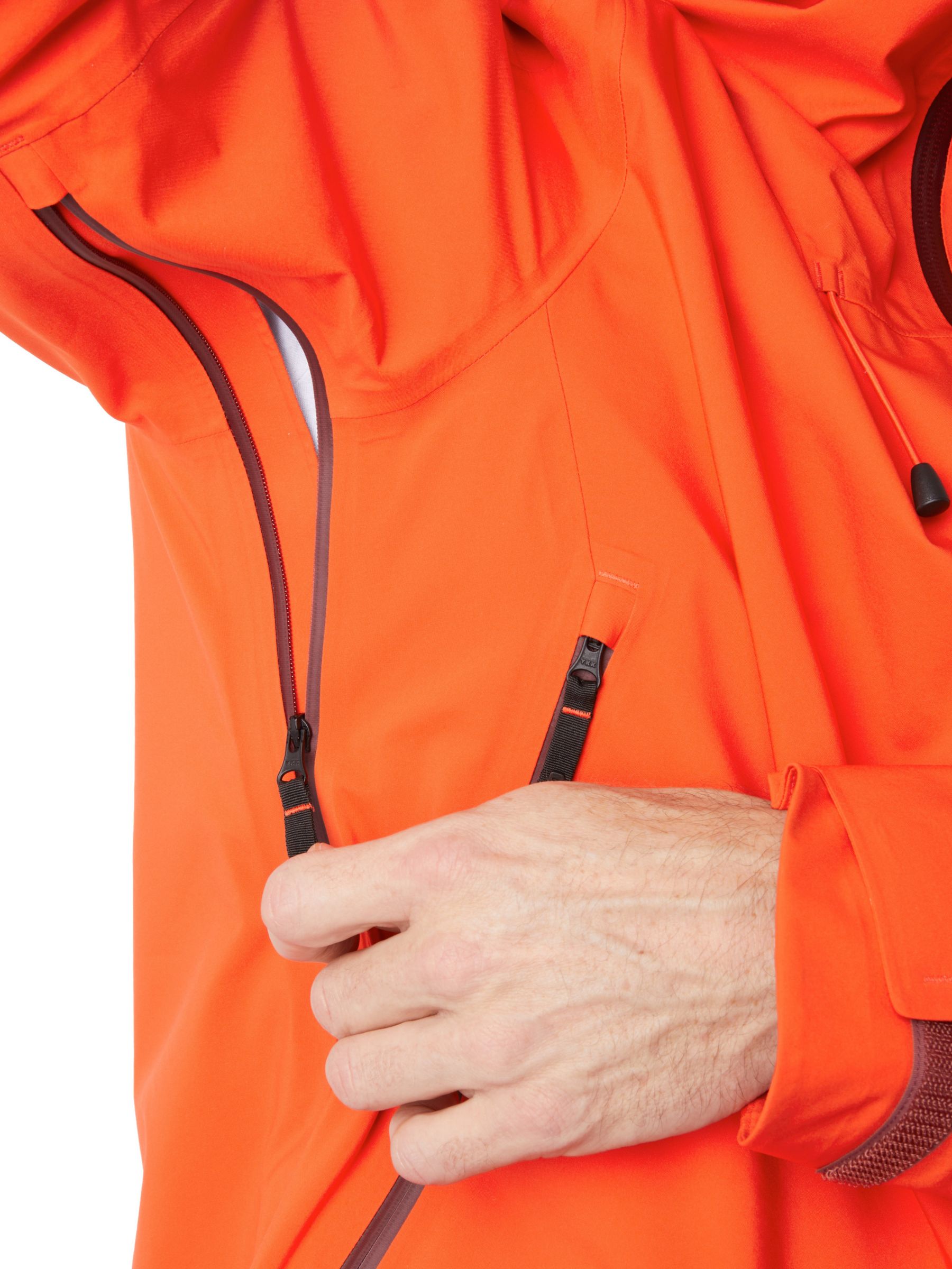 Rohan Ventus Men's Waterproof Jacket, Solar Orange at John Lewis & Partners