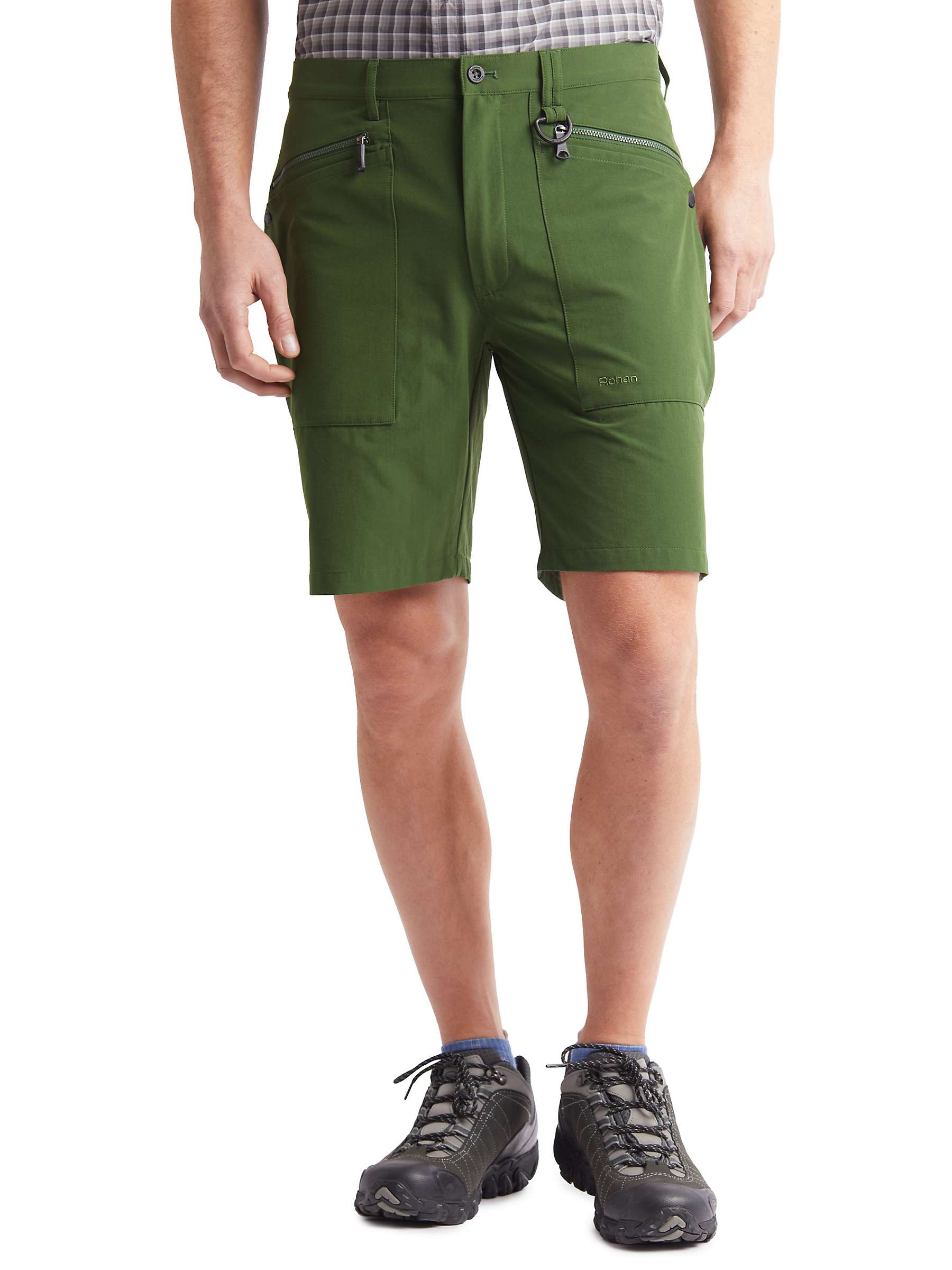 Buy Rohan Multi-Pocket Stretch Bag Hiking Shorts, Highland Green Online at johnlewis.com