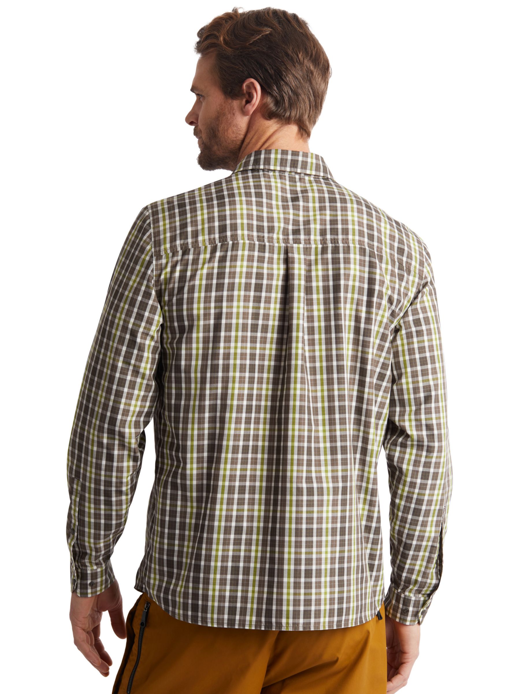 Rohan Portreath Long Sleeve Shirt, Dark Olive Brown, S