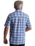 Rohan Pennine Short Sleeve Shirt, Ecru/Island Blue
