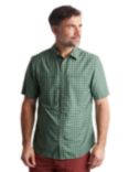 Rohan Zenith Short Sleeve Shirt, Flint Green Check