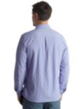 Rohan Isle Long Sleeve Seersucker Gingham Shirt, Eclipse Blue