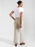 Hobbs Roberta Tailored Linen Trousers, Neutral