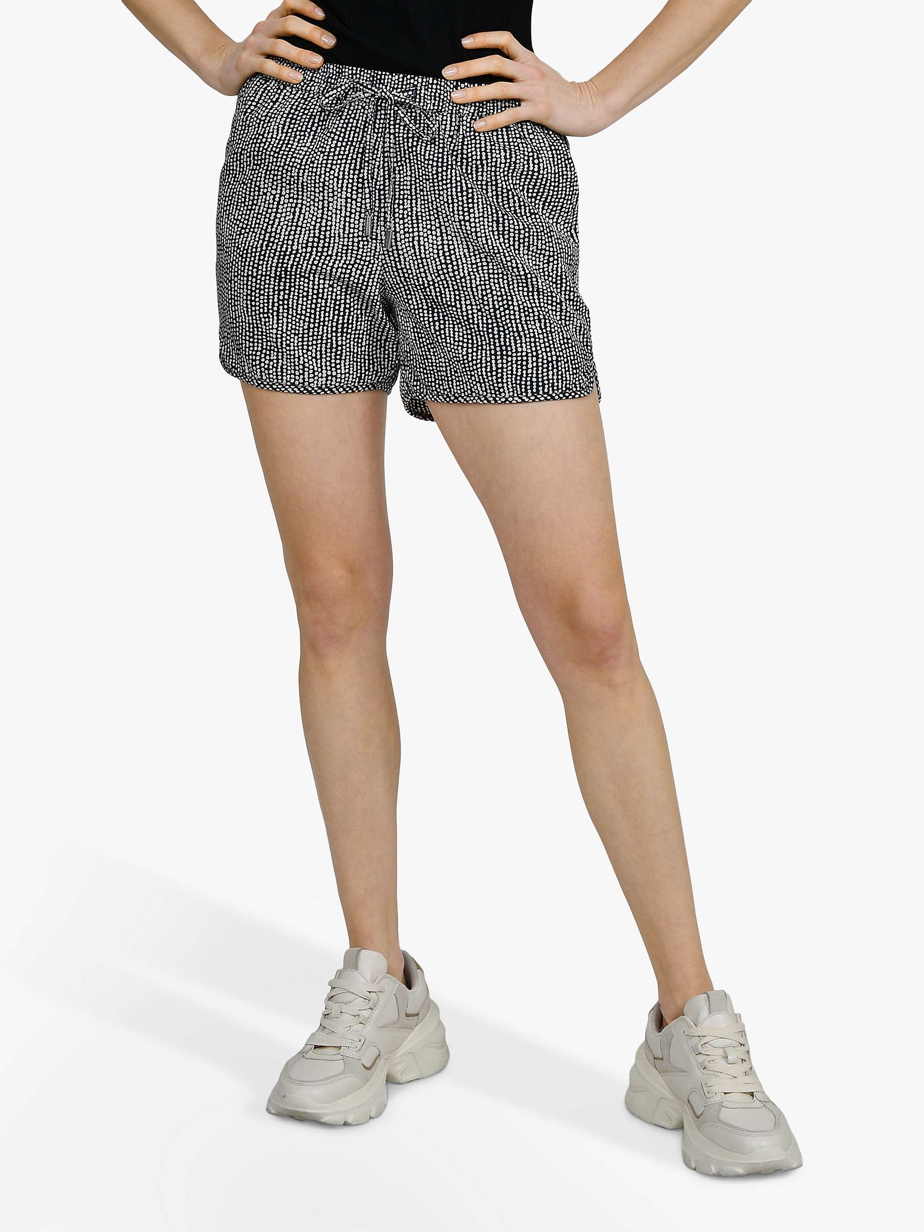 Buy Sisters Point Ella Dot Print Loose Fitted Shorts, Navy/White Online at johnlewis.com