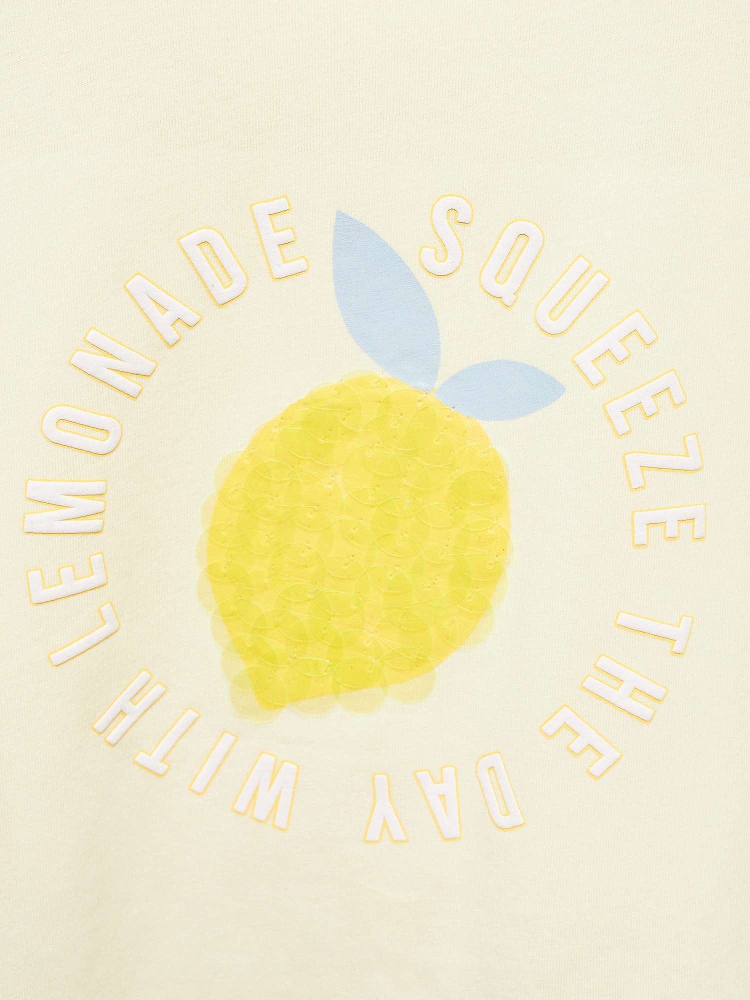 Buy Mango Kids' Sorbet Squeeze The Day T-Shirt, Yellow Online at johnlewis.com