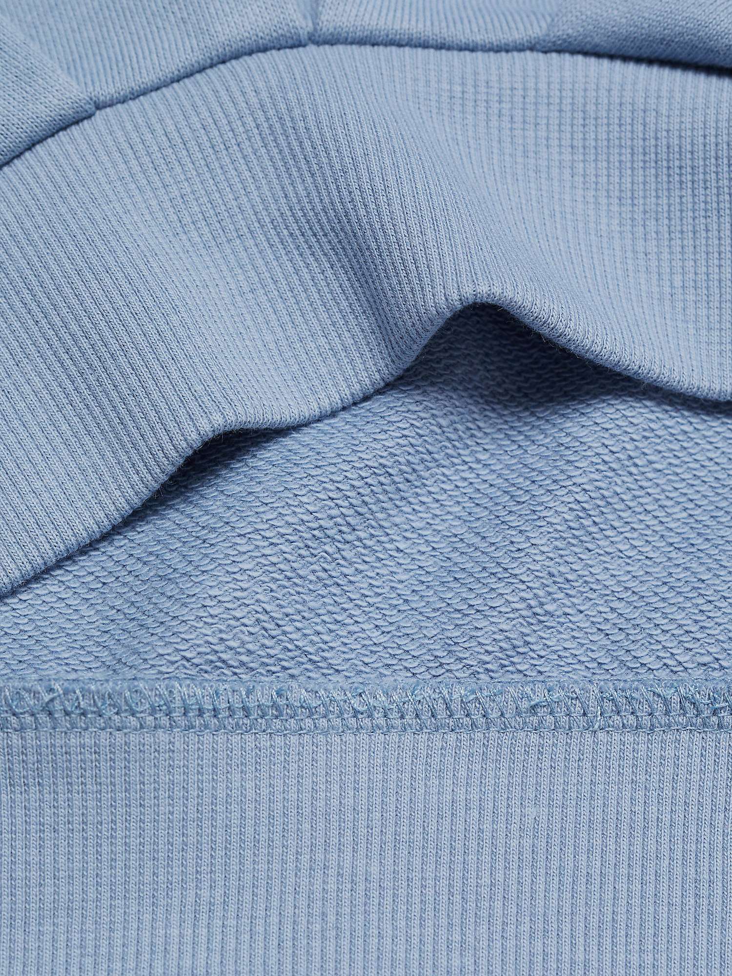 Buy Mango Kids' Estrella Frayed Star Embroidered Sweatshirt, Medium Blue Online at johnlewis.com