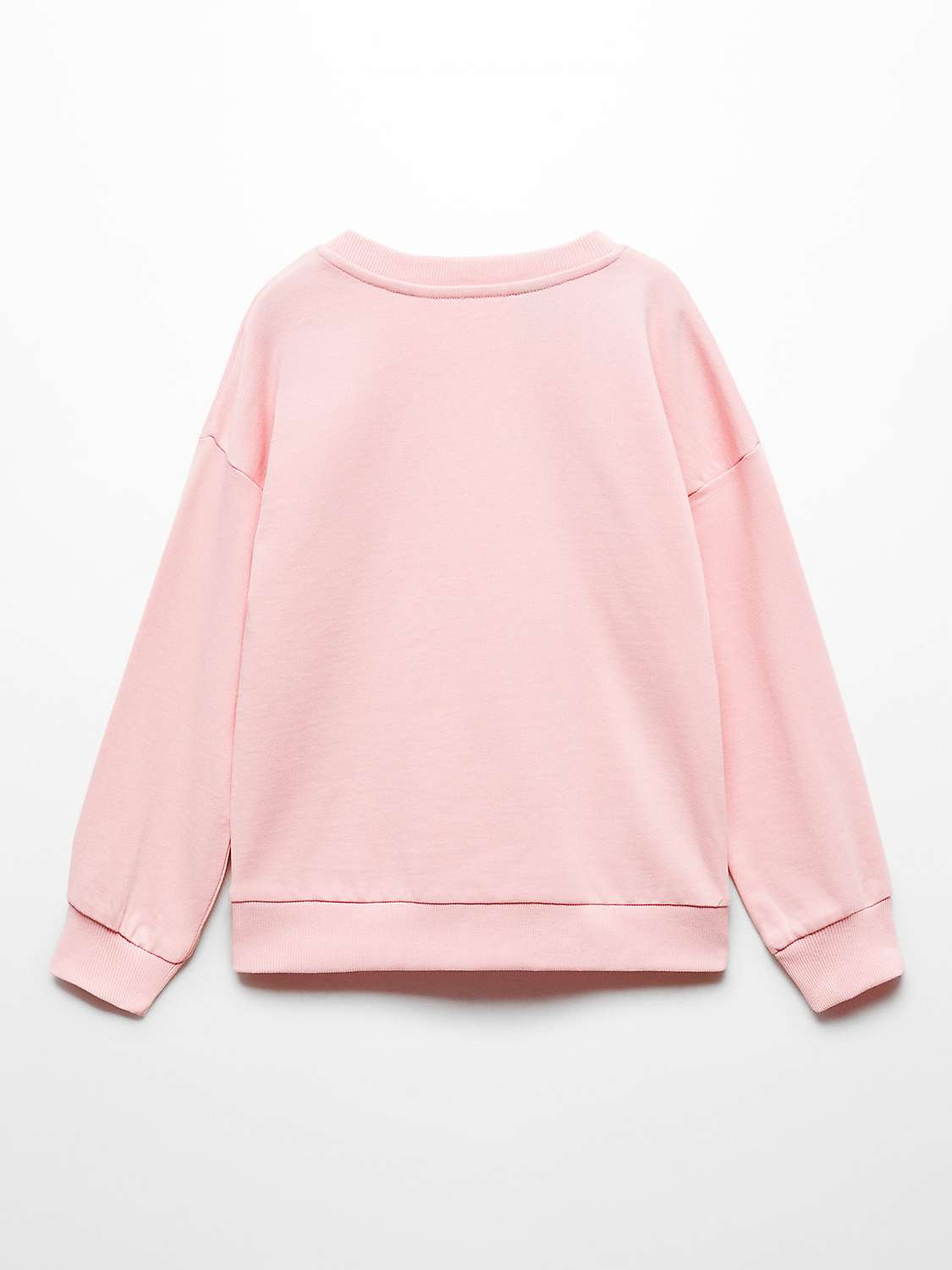 Buy Mango Kids' The Rolling Stones Sweatshirt, Light Pastel Pink Online at johnlewis.com