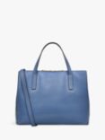 Radley Dukes Place Leather Medium Zip-Top Grab Bag, Boathouse