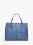 Radley Dukes Place Leather Medium Zip-Top Grab Bag, Boathouse