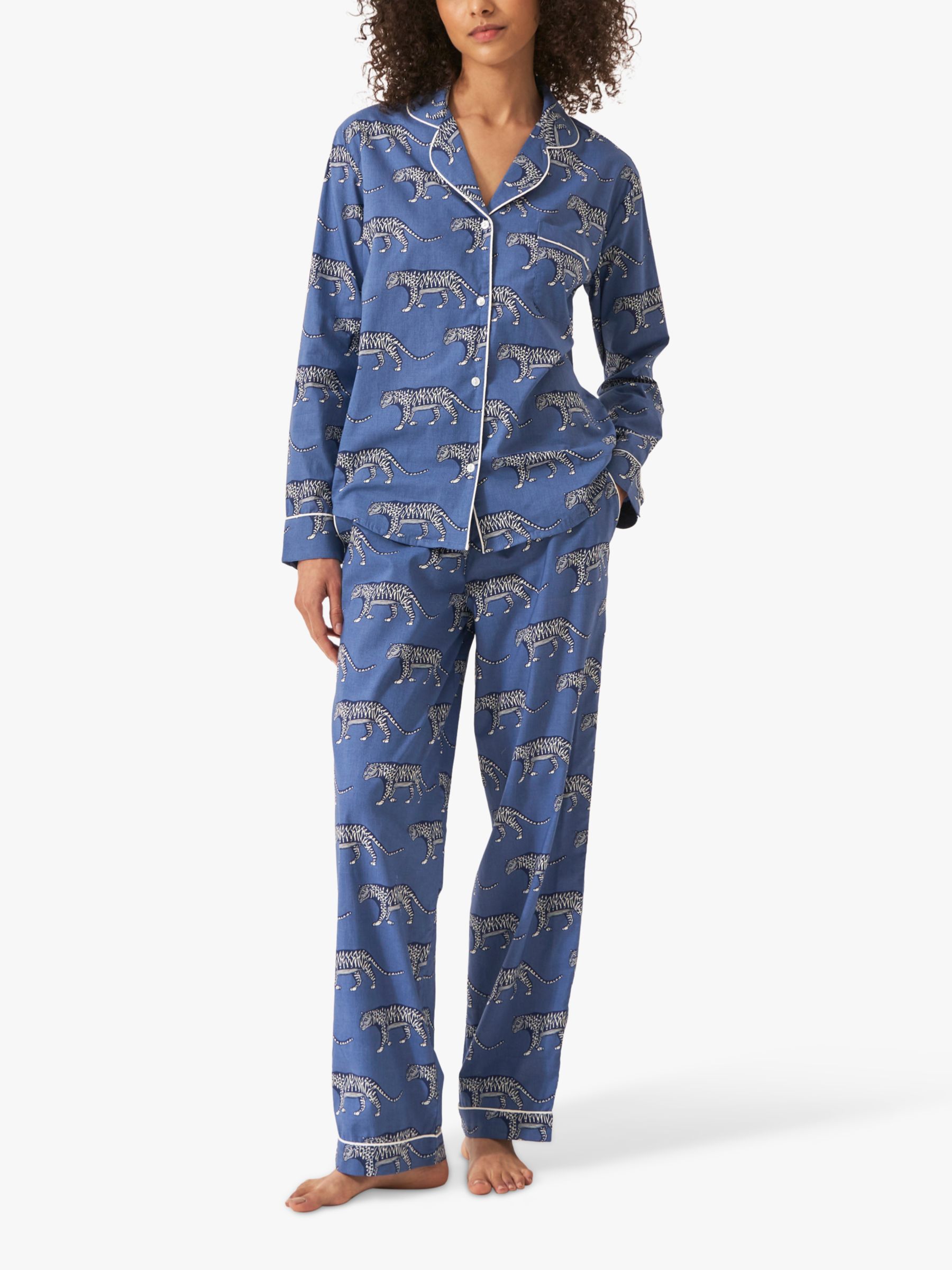 Buy myza Organic Cotton Long Sleeve Pyjama Set, Lovely Leopards Online at johnlewis.com