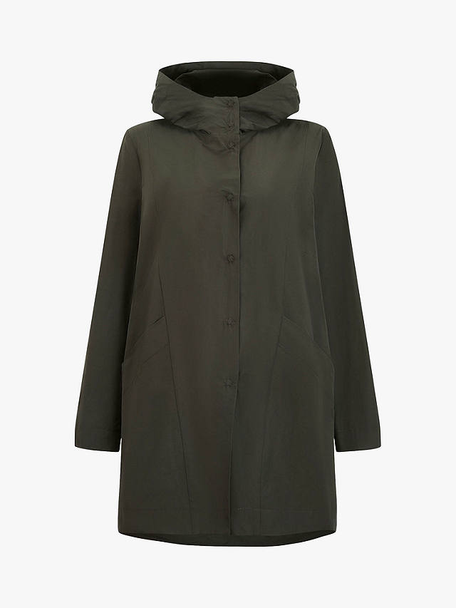 James Lakeland Hooded Raincoat, Green