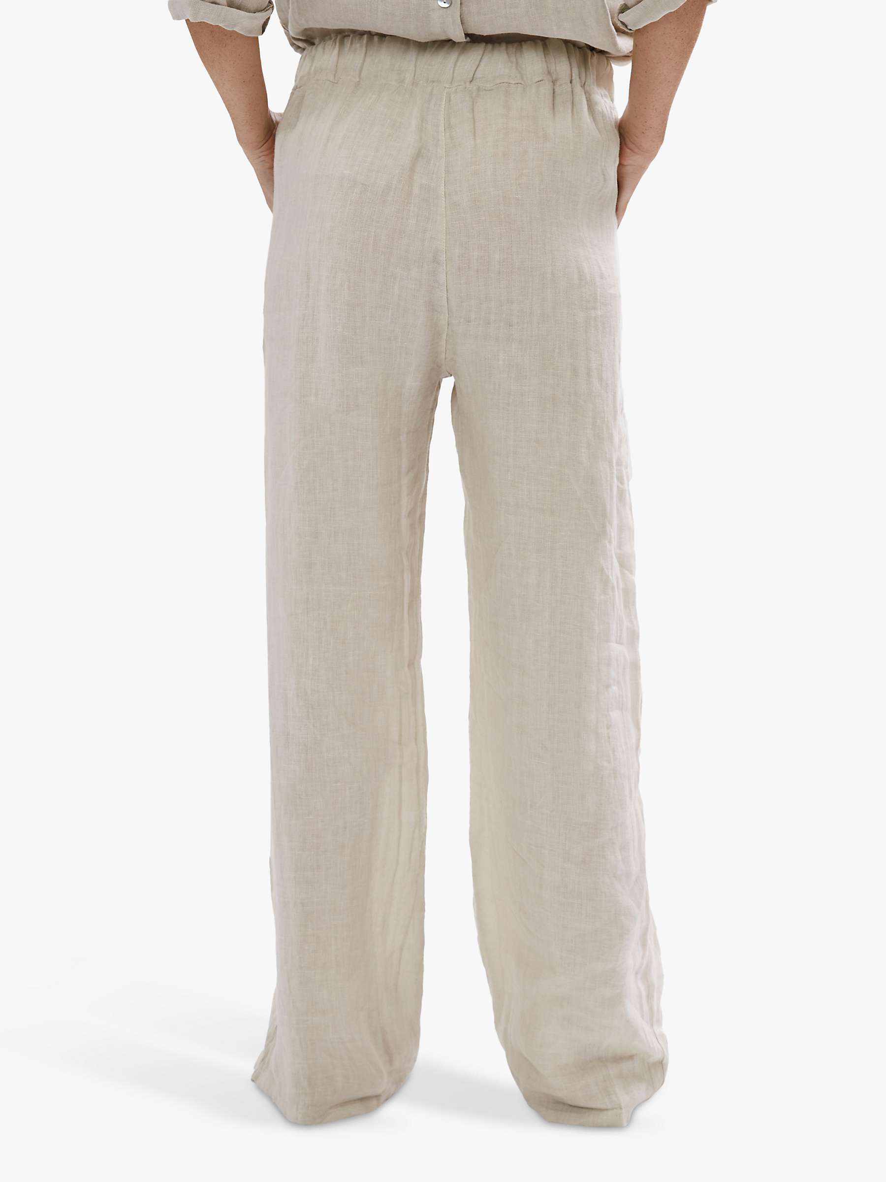 Buy James Lakeland Wide Leg Linen Trousers Online at johnlewis.com