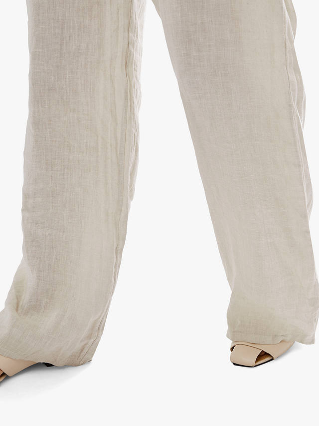 James Lakeland Wide Leg Linen Trousers