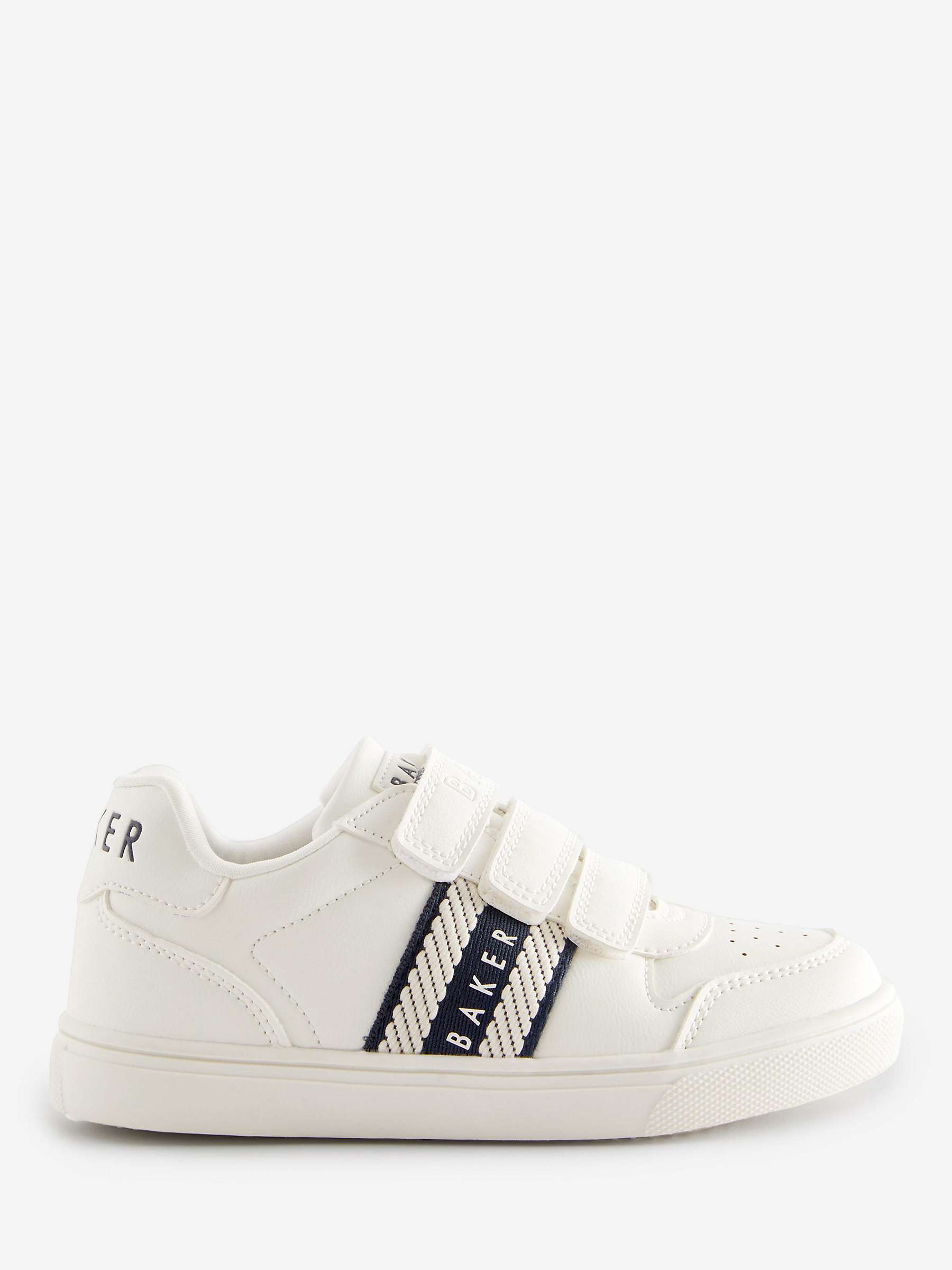 Buy Ted Baker Kids' Logo Taped Trainers, White Online at johnlewis.com