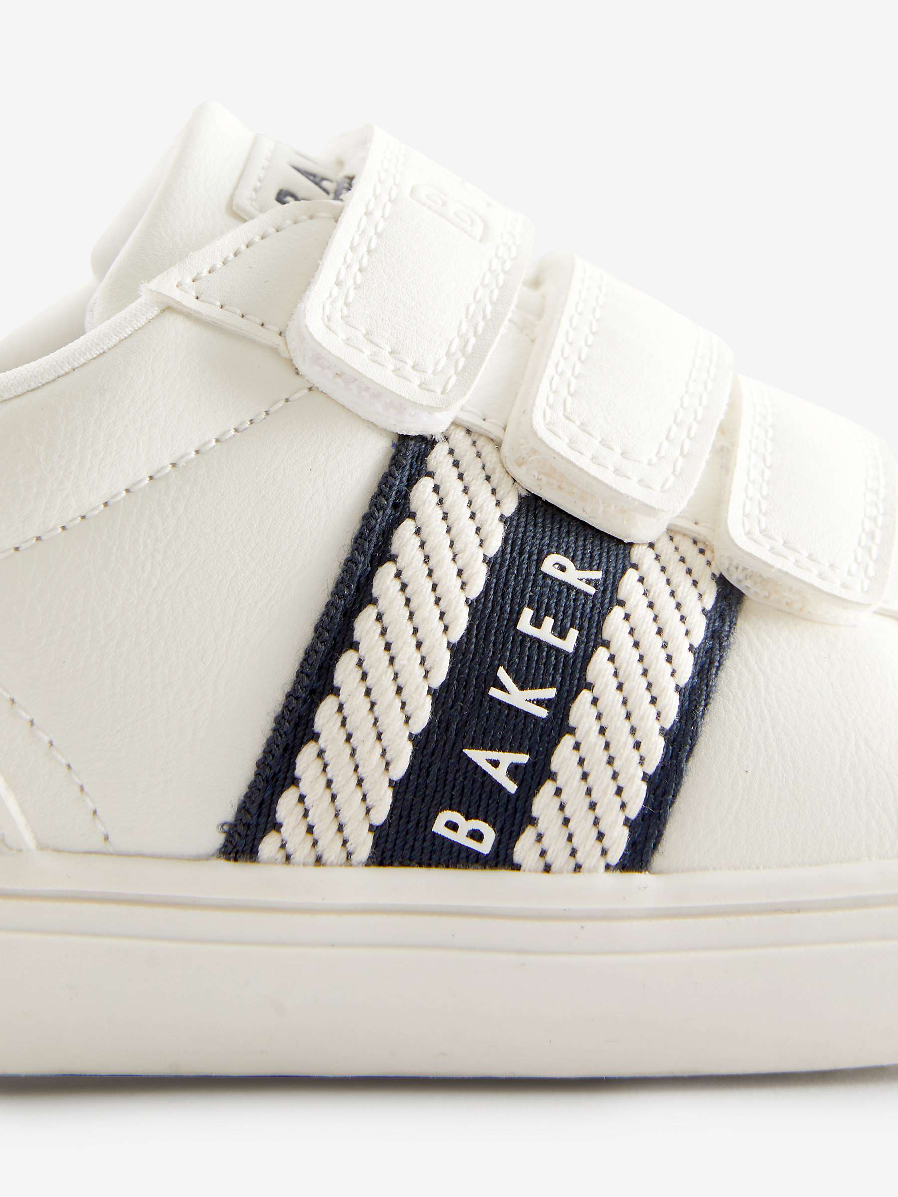 Buy Ted Baker Kids' Logo Taped Trainers, White Online at johnlewis.com
