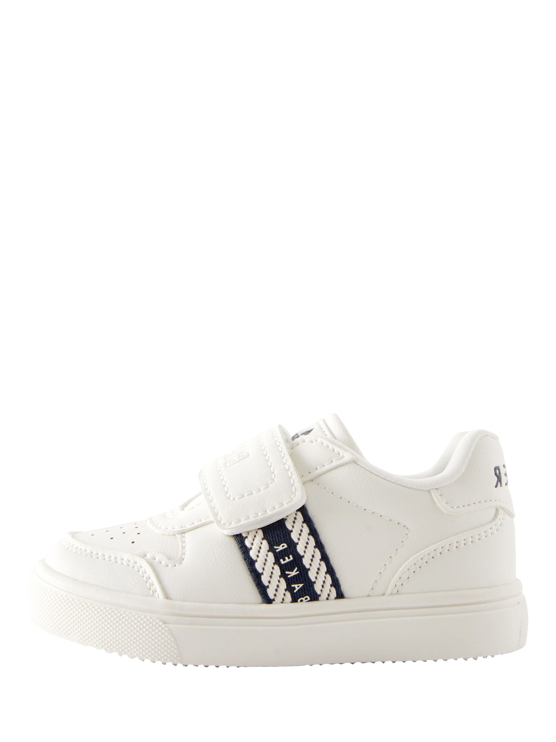 Ted Baker Baby Logo Taped Trainers, White, 10 Jnr