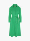 Jasper Conran London Delilah Linen Shirt Dress, Green