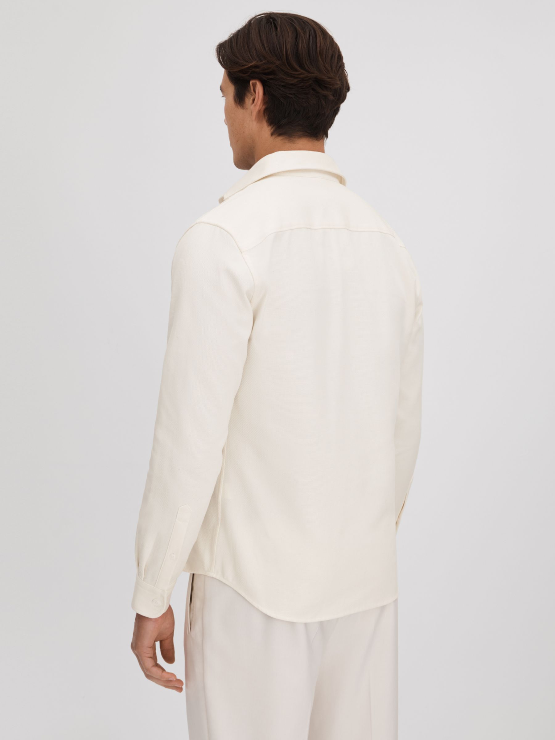 Buy Reiss Arlo Long Sleeve Textured Shirt Online at johnlewis.com