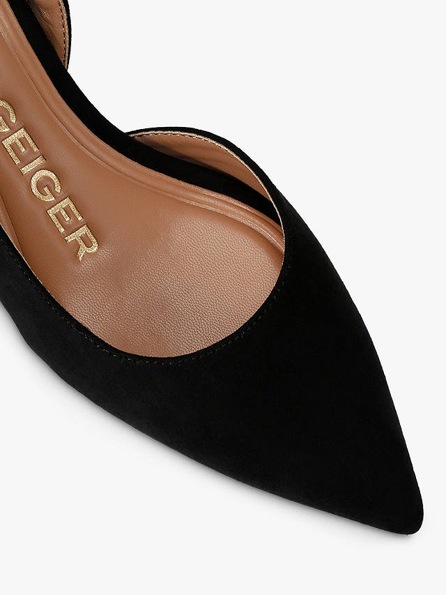 KG Kurt Geiger Aria Slingback Court Shoes, Black