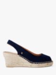 Carvela Sharon2 Suede Slingback Espadrilles, Navy