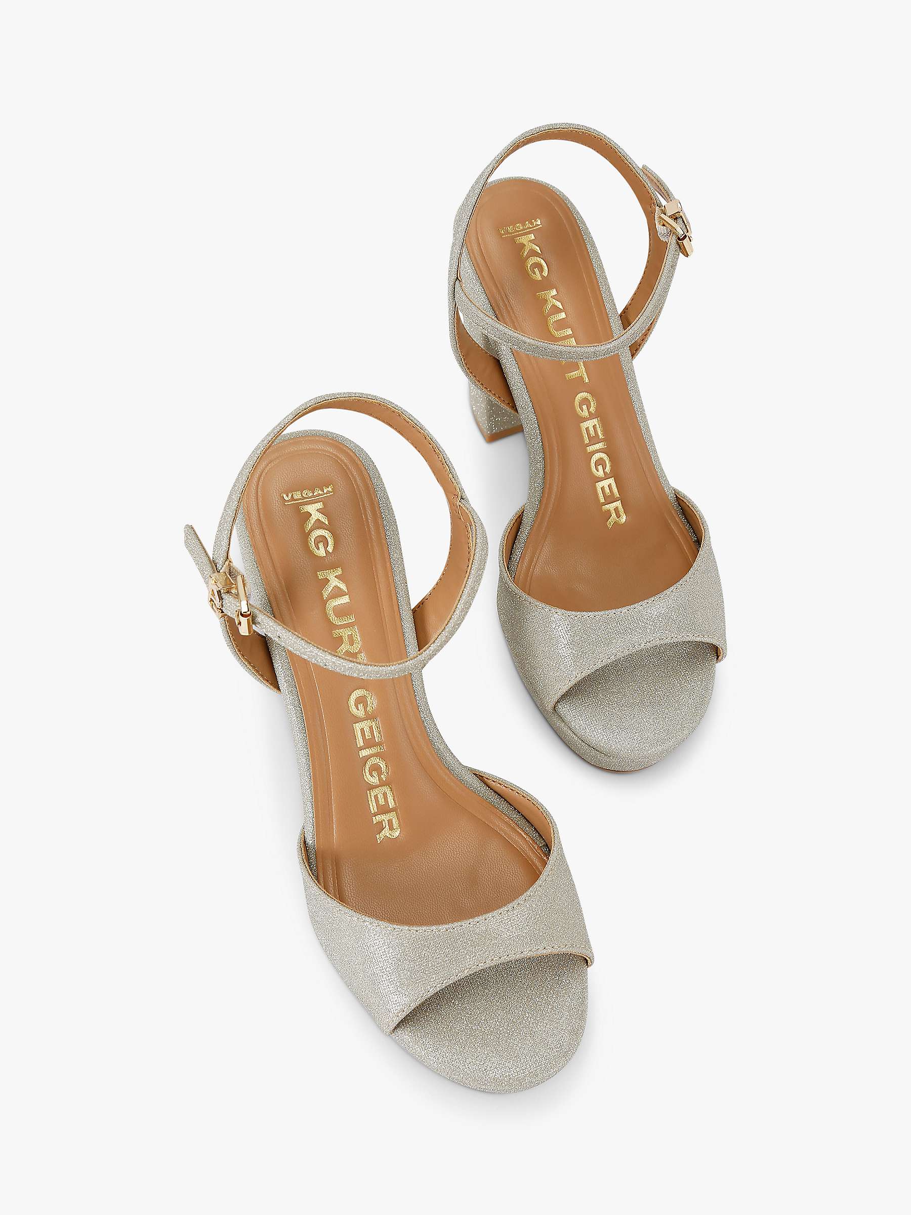 Buy KG Kurt Geiger Florence Platform Heel Sandals Online at johnlewis.com