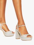 KG Kurt Geiger Florence Platform Heel Sandals, Gold