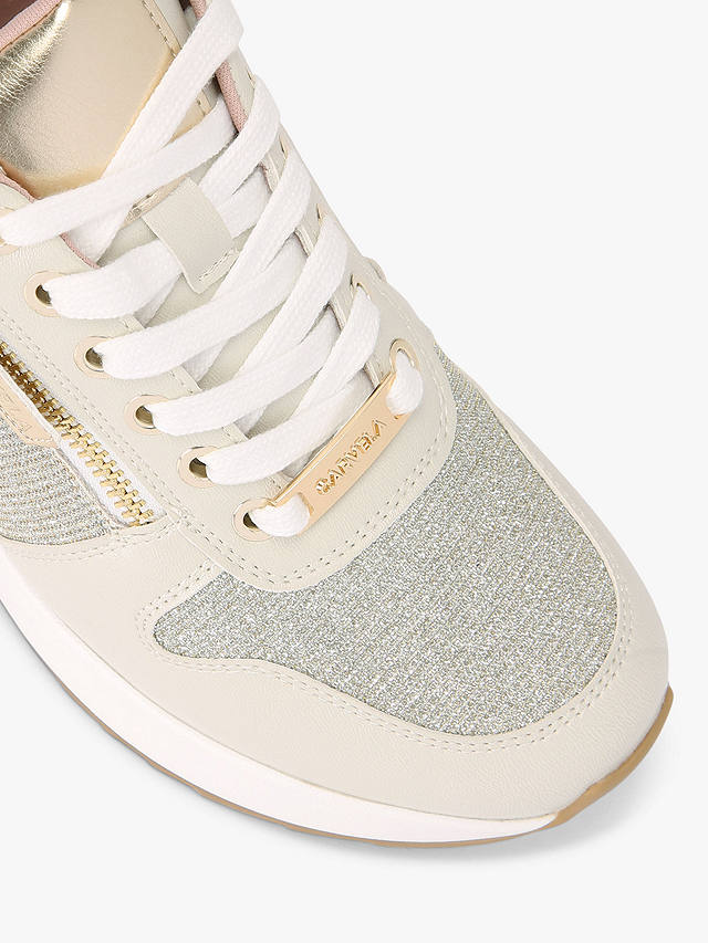 Carvela High Rise Trainers, Gold