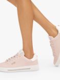 Carvela Diamond Textured Trainers, Light Pink