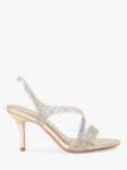 Carvela Symmetry Diamante Sandals, Gold