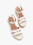 Carvela Mia Wedge Heel Sandals, Natural Putty