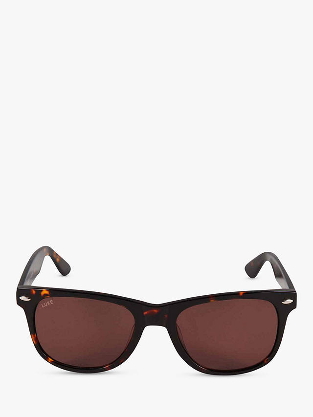 LUKE 1977 Men's Mcqueen 2 Wayfarer Sunglasses, Tortoiseshell/Brown