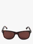LUKE 1977 Men's Mcqueen 2 Wayfarer Sunglasses, Tortoiseshell/Brown