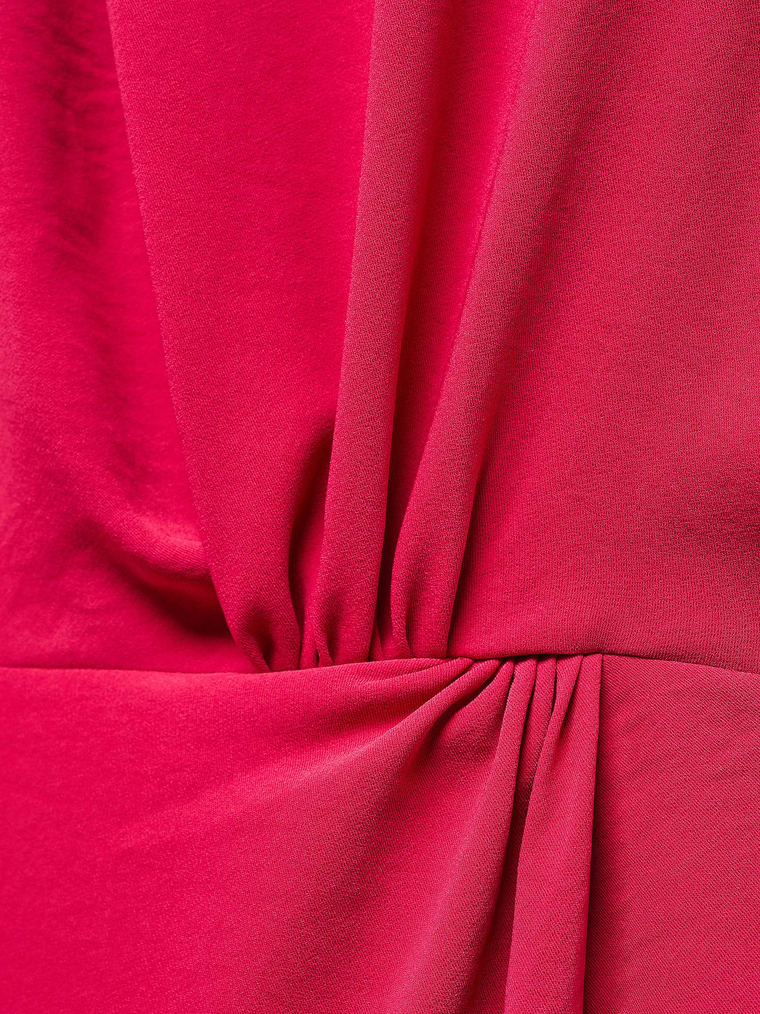 Buy Mango Hannah Draped Mini Dress, Bright Pink Online at johnlewis.com