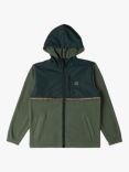 Billabong Kids' Boundary Fleece Zipped Hoodie, Forest Green