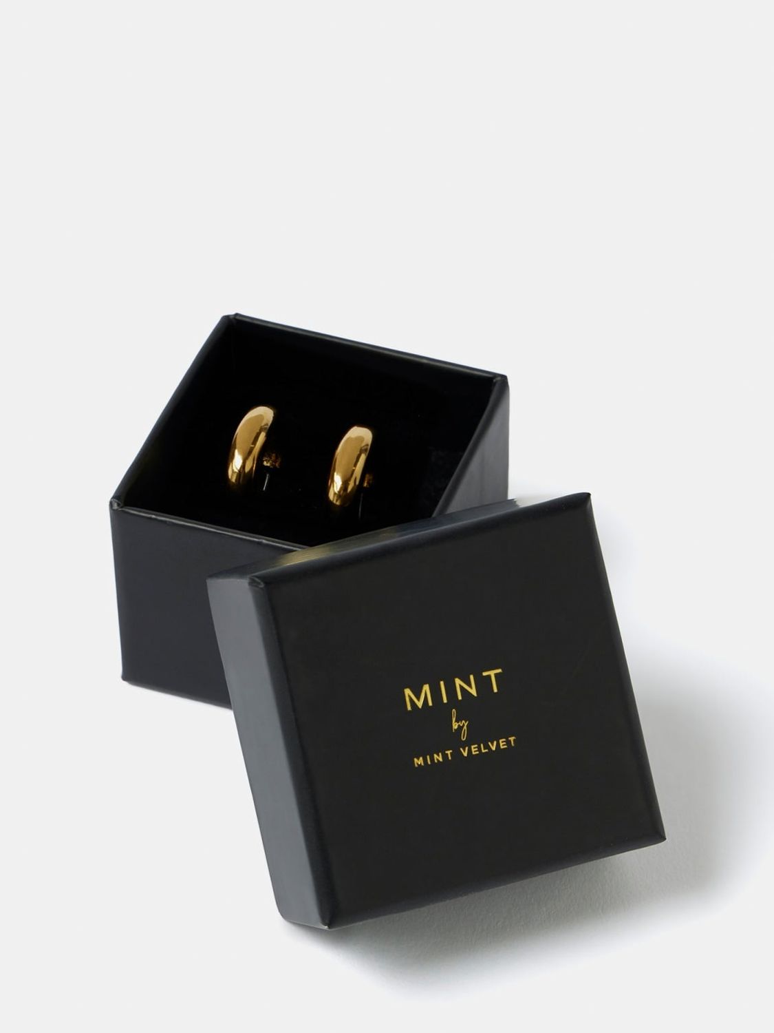 Mint Velvet Small Hoop Earrings, Gold