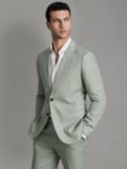 Reiss Kin Linen Tailored Jacket, Apple