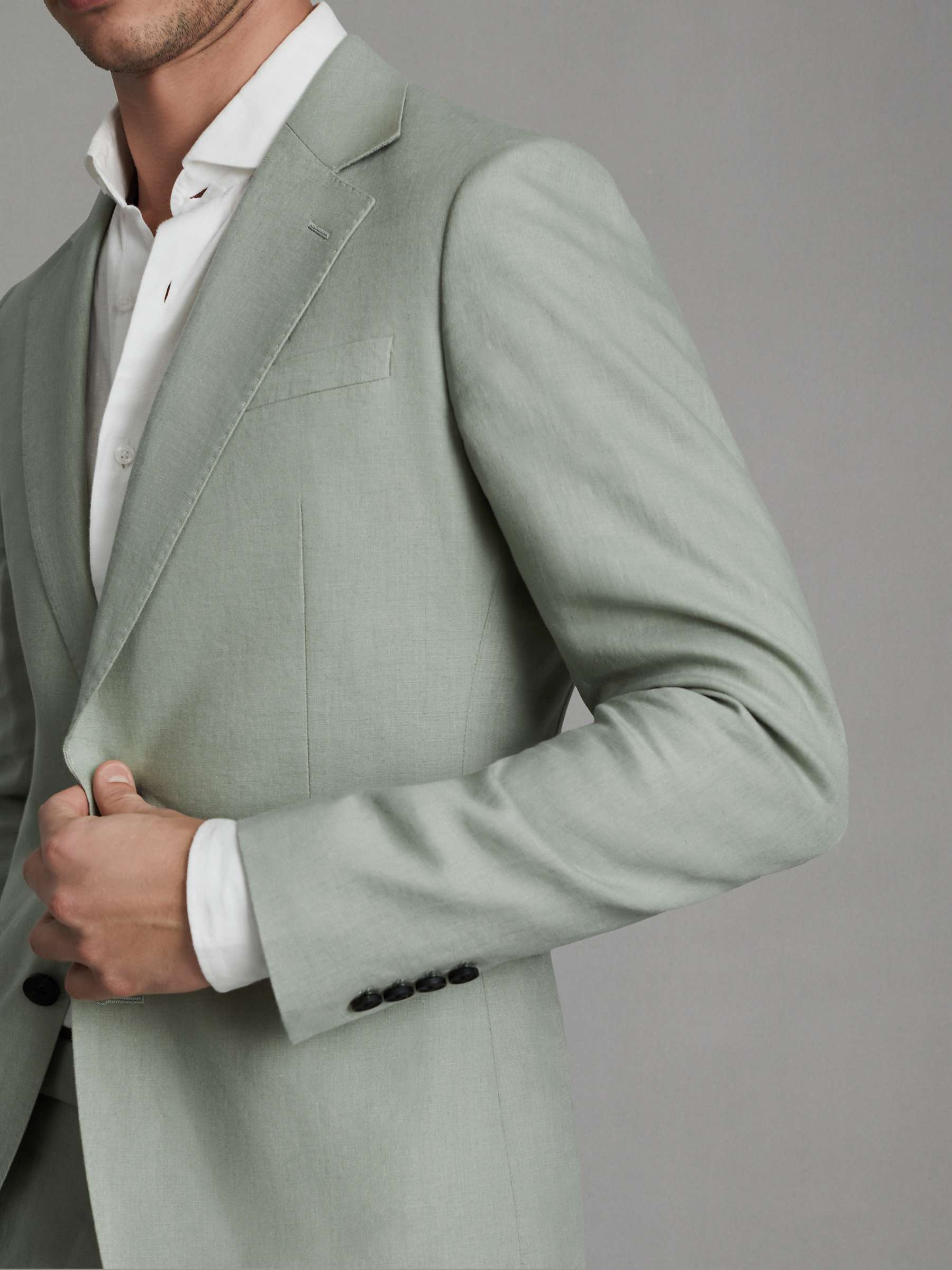 Buy Reiss Kin Linen Tailored Jacket Online at johnlewis.com